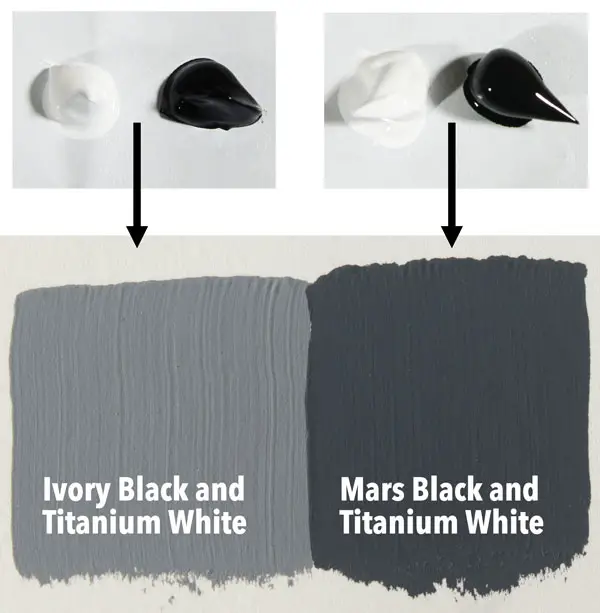 The Difference Between Mars Black and Ivory Black Page 2 of 2 Draw