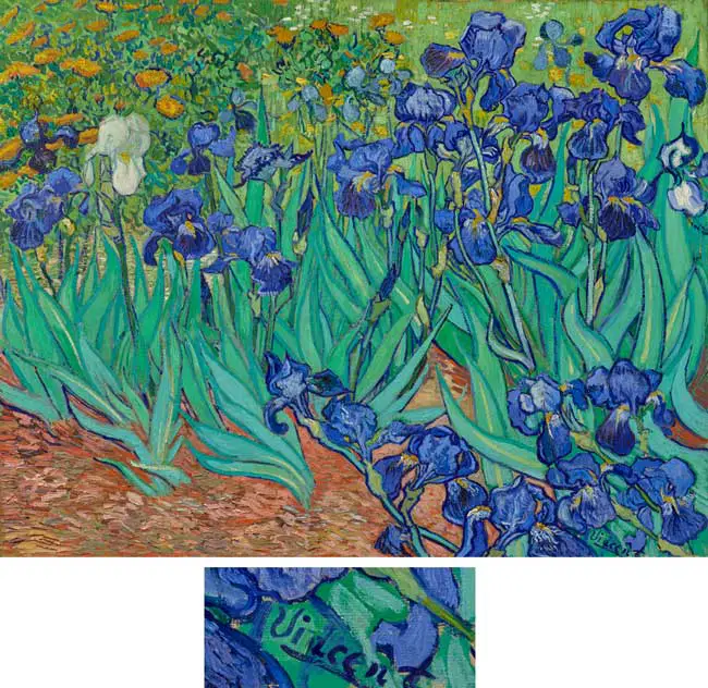 An example of Van Gogh signature