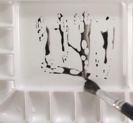 How To Prevent Watercolor Paint From Beading Up On A Palette